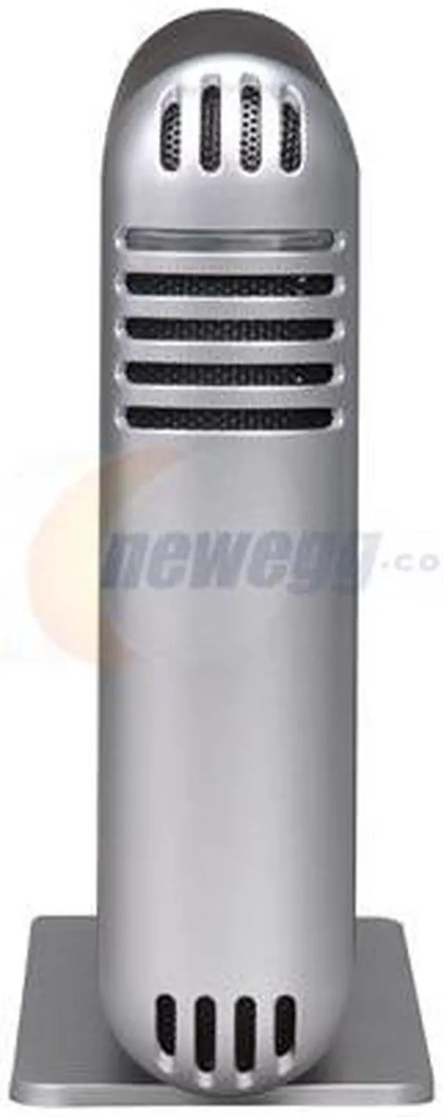 Alt view image 2 of 5 - acomdata SMBXXXUFABS-BLK Aluminum 3.5" Silver / Black SATA USB2.0 & FireWire 400/800 & eSATA Enclosure Kit