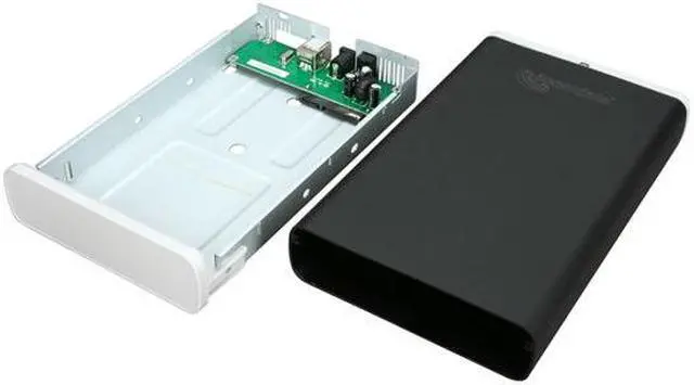 Alt view image 5 of 6 - acomdata HDEXXXU2E-740 Aluminum 3.5" Black SATA USB 2.0 SATA Drive Enclosure Kit
