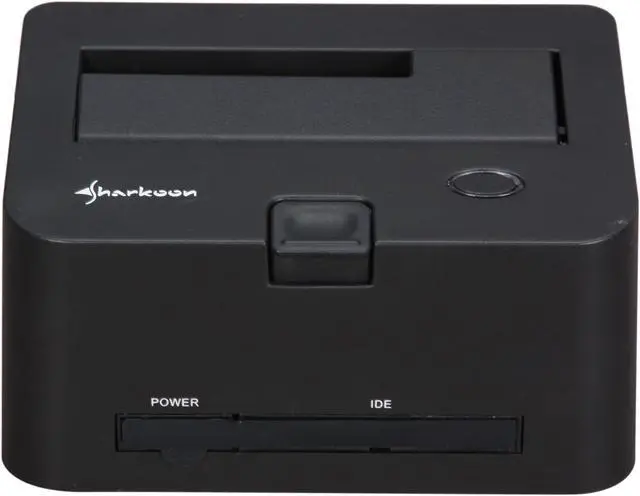 Alt view image 2 of 4 - Sharkoon QuickPort Combo eSATA 2.5" & 3.5" Black SATA USB 2.0 & eSATA Hard Drive Docking