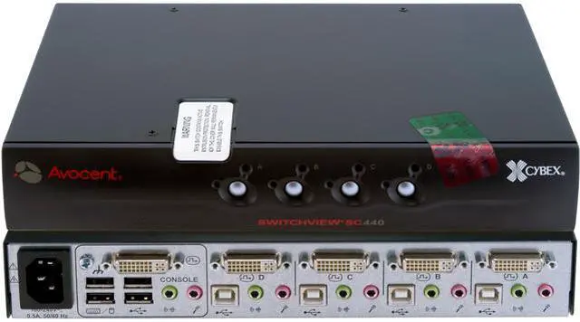 Main image of Avocent SC440-001 SwitchView SC 1 x 4 Secure KVM Desktop Appliance