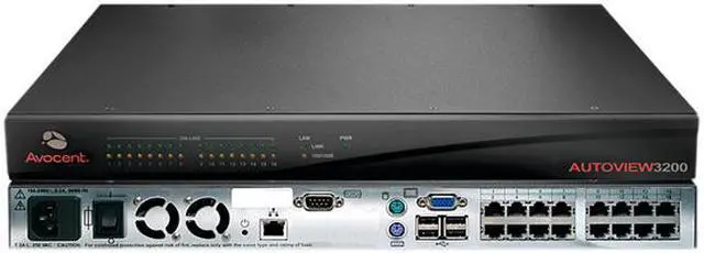 Alt view image 3 of 3 - Avocent AV3200-001 AutoView 3200 Digital KVM Switch
