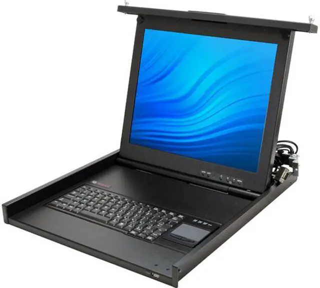 Main image of Avocent ECS17KMM-001 1U 17-inch LCD Console Tray with USB pass-through