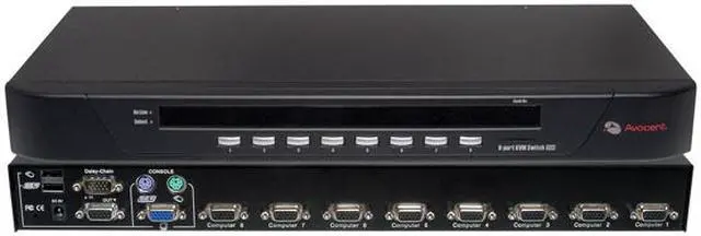 Alt view image 4 of 4 - Avocent 8SV1000-001 SwitchView 1000 8-port KVM Switch