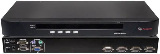Alt view image 4 of 4 - Avocent 4SV1000-001 SwitchView 1000 4-port KVM Switch