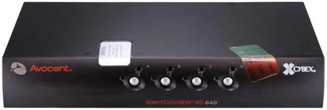 Alt view image 2 of 4 - Avocent SC640-001 SwitchView SC640 KVM Switch