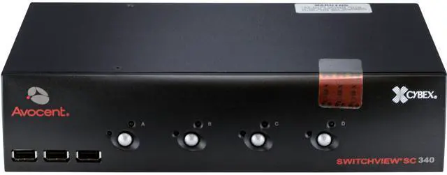 Main image of Avocent SwitchView SC340 - KVM / audio / USB switch - 4 ports - desktop