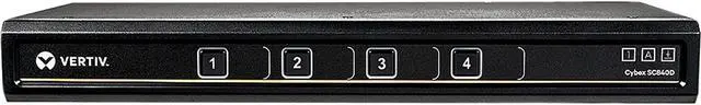 Main image of Vertiv Cybex SC800 Secure Desktop KVM| 4 Port Single-Head| DisplayPort| TAA