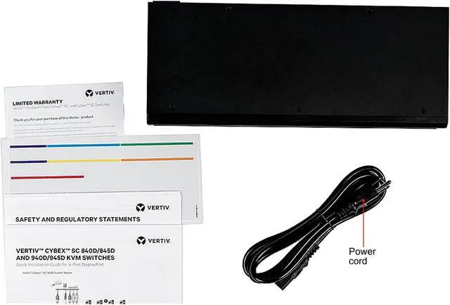Alt view image 4 of 4 - Vertiv Cybex SC800 Secure Desktop KVM| 4 Port Single-Head| DisplayPort| TAA