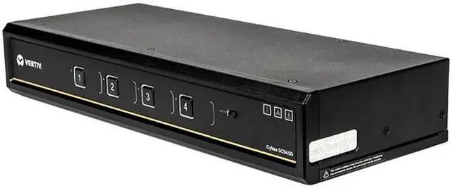 Alt view image 2 of 5 - Vertiv Cybex SC900 Secure Desktop KVM|4 Port Dual-Head|DisplayPort DPP| TAA