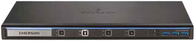 Alt view image 2 of 4 - Vertiv Avocent SwitchView 4 Port Desktop KM Switch