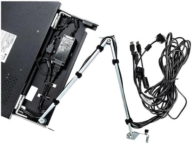 Alt view image 4 of 5 - Vertiv Avocent LRA185KMM-001 Local Rack Access | 1U | LCD | Rackmount Console