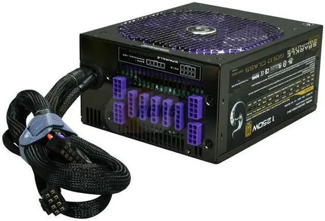 Alt view image 4 of 7 - SPARKLE COMPUTER CORP Gold Class GW-EPS1250DA 1250W ATX12V / EPS12V 80 PLUS GOLD Certified Modular Active PFC Power Supply