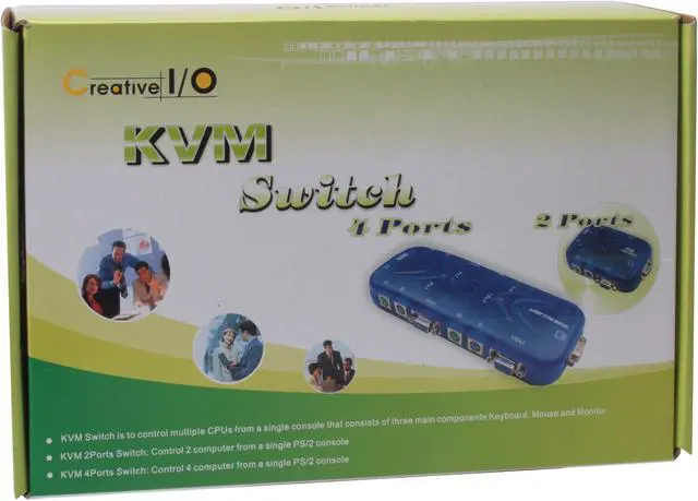 Alt view image 9 of 9 - SYBA SY-KVM-2P 2 Ports KVM switch