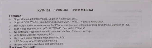 Alt view image 8 of 9 - SYBA SY-KVM-2P 2 Ports KVM switch
