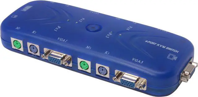 Main image of SYBA SY-KVM-4P 4 Ports PS/2 KVM Switch