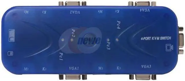 Alt view image 6 of 9 - SYBA SY-KVM-4P 4 Ports PS/2 KVM Switch