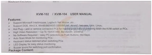 Alt view image 8 of 9 - SYBA SY-KVM-4P 4 Ports PS/2 KVM Switch