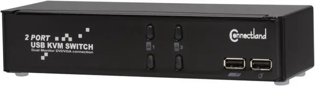 Main image of Connectland CL-KVM20028 2-Port USB KVM Switch