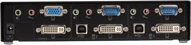 Alt view image 4 of 5 - Connectland CL-KVM20028 2-Port USB KVM Switch