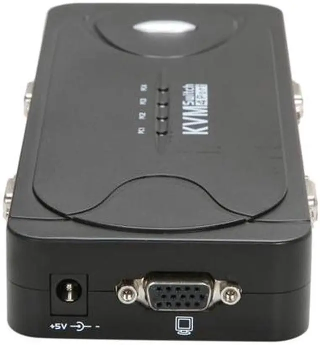 Alt view image 3 of 6 - SYBA SY-KVM22002 4-Ports PS/2 KVM Switch