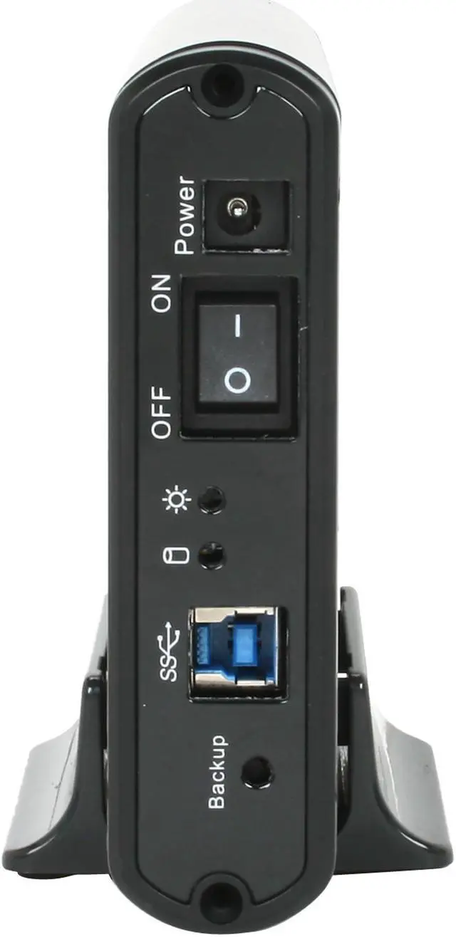 Alt view image 3 of 4 - SYBA CL-ENC35015 Aluminum 3.5" Black SATA I/II/III USB 3.0 External Enclosure