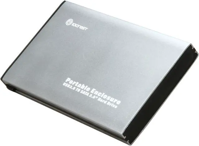Main image of SYBA SY-ENC25020 Aluminum 2.5" Silver SATA II USB 3.0 External Enclosure