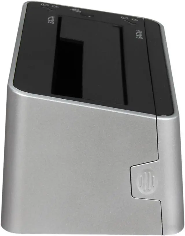 Alt view image 4 of 6 - SYBA CL-ENC50038 2.5" & 3.5" White SATA I / II / III USB 3.0 Dual Mode SATA III HDD Duplicator + Docking Station