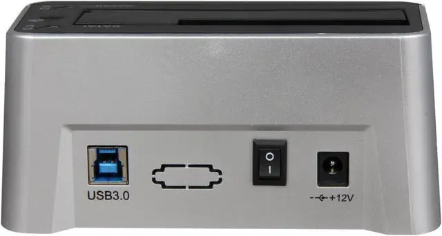 Alt view image 5 of 6 - SYBA CL-ENC50038 2.5" & 3.5" White SATA I / II / III USB 3.0 Dual Mode SATA III HDD Duplicator + Docking Station