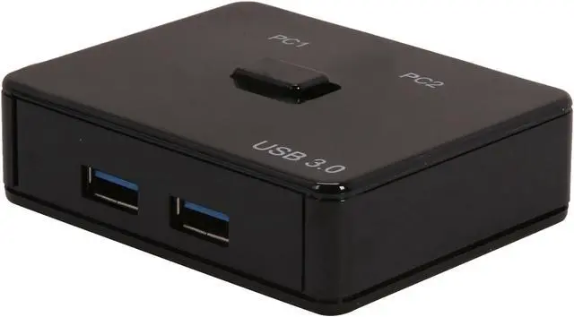 Main image of SYBA SY-SWI20119 USB 3.0 2-Port Peripheral Sharing Switch Works with USB-enabled PCs and Mac Computers