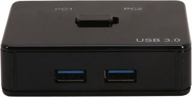 Alt view image 2 of 5 - SYBA SY-SWI20119 USB 3.0 2-Port Peripheral Sharing Switch Works with USB-enabled PCs and Mac Computers
