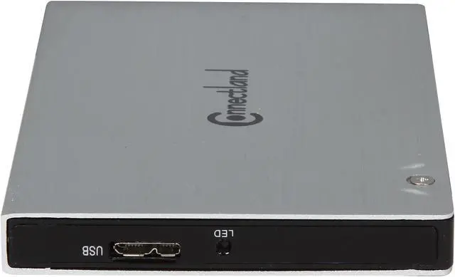 Alt view image 5 of 7 - SYBA CL-ENC25035 Aluminum 2.5" Aluminium Brush Finish SATA III USB 3.0 External Enclosure for Hard Disk and SSD (Tool Less Installation)