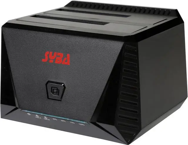 Main image of SYBA USB 3.0 UASP Dual Bay Hard Drive Docking Station with Duplicator Support SY-ENC50071