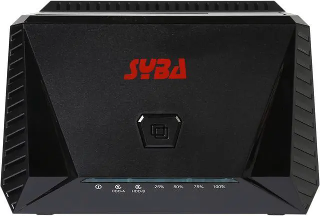 Alt view image 2 of 6 - SYBA USB 3.0 UASP Dual Bay Hard Drive Docking Station with Duplicator Support SY-ENC50071