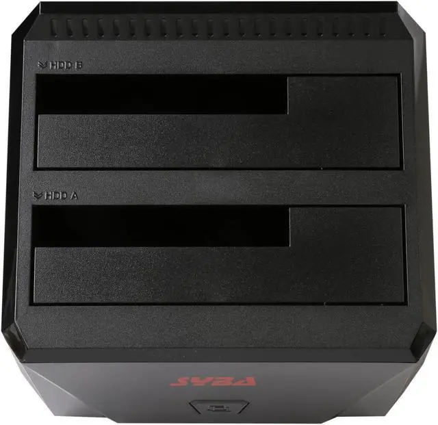 Alt view image 5 of 6 - SYBA USB 3.0 UASP Dual Bay Hard Drive Docking Station with Duplicator Support SY-ENC50071