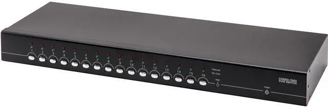 Main image of SYBA SY-KVM50084 16-Port USB PS/2 Combo KVM Switch