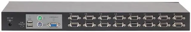 Alt view image 4 of 7 - SYBA SY-KVM50084 16-Port USB PS/2 Combo KVM Switch