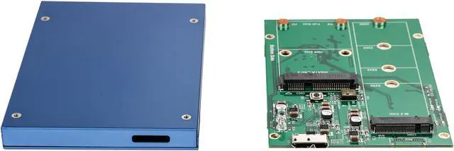 Alt view image 3 of 6 - SYBA SY-ADA50098 Micro USB 3.1 mSATA and M.2 Enclosure