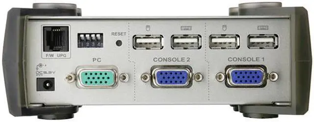Alt view image 3 of 3 - ATEN CS231 2 Port Computer Sharing Device (USB)