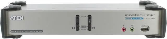 Main image of ATEN CS1782 2-port Dual-Link DVI KVMP with USB 2.0 and 7.1 Audio Support