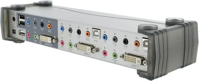 Alt view image 6 of 9 - ATEN CS1782 2-port Dual-Link DVI KVMP with USB 2.0 and 7.1 Audio Support