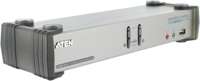 Alt view image 8 of 9 - ATEN CS1782 2-port Dual-Link DVI KVMP with USB 2.0 and 7.1 Audio Support