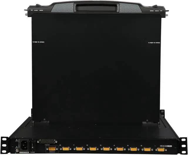Alt view image 4 of 7 - ATEN CL5708M 17" LCD 8 Port PS2/USB Combo KVM with Peripheral Sharing Technology