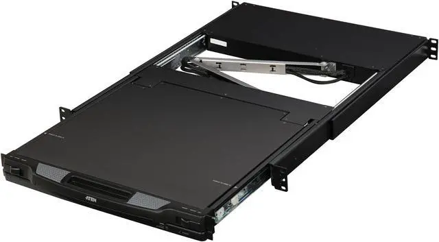Alt view image 6 of 7 - ATEN CL5708M 17" LCD 8 Port PS2/USB Combo KVM with Peripheral Sharing Technology