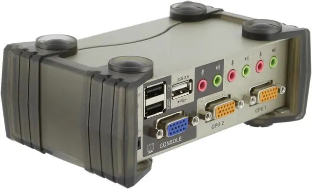 Alt view image 3 of 9 - ATEN CS1732B 2-Port USB KVMP Switch with Audio Support