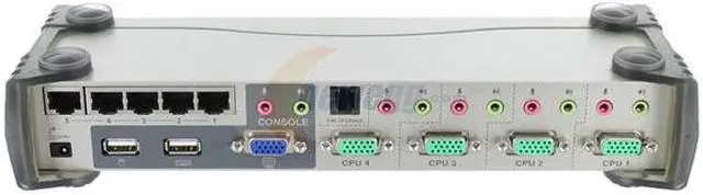 Alt view image 4 of 10 - ATEN CS1774 Masterview 4-Port USB 2.0 KVME Switch