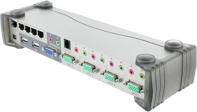 Alt view image 5 of 10 - ATEN CS1774 Masterview 4-Port USB 2.0 KVME Switch