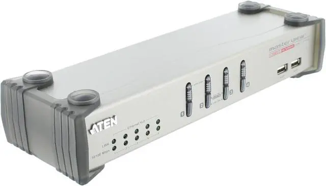 Alt view image 7 of 10 - ATEN CS1774 Masterview 4-Port USB 2.0 KVME Switch