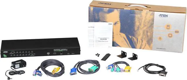 Alt view image 5 of 5 - ATEN CS1716A 16 Port PS/2 + USB KVMP