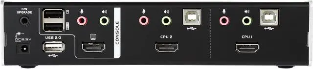 Alt view image 4 of 7 - ATEN CS1792 2-Port USB HDMI / Audio KVMP Switch