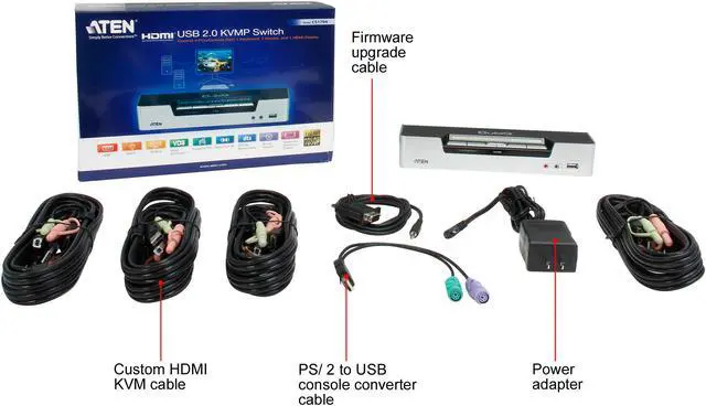 Alt view image 7 of 7 - ATEN CS1794 KVM